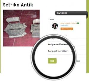Fitur lelang di Fitimit.com