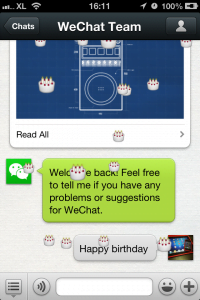 wechat bday