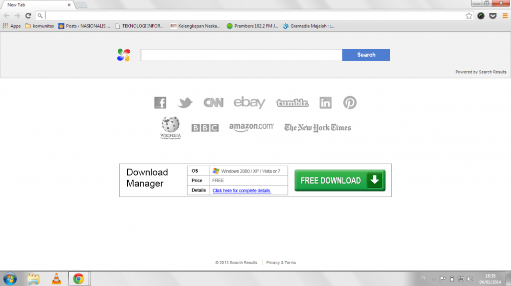 Laman browsermu dibajak Adware seperti ini?