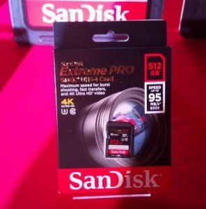 sandisk extreme pro sdxc 512gb