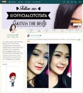 sakitnya tuh disini