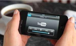 youtube on smartphone
