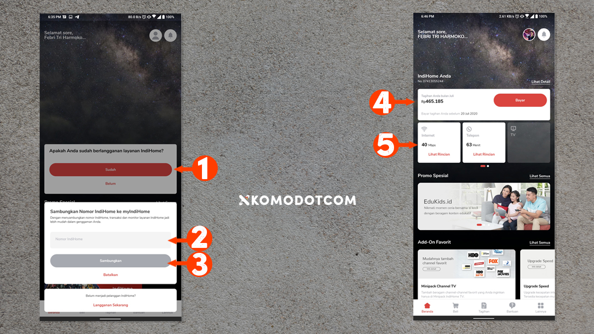 Cara Cek Tagihan Indihome Lewat myIndiHome Apps