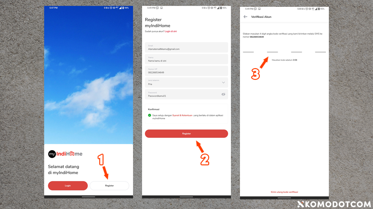 Cara Daftar Akun myIndiHome