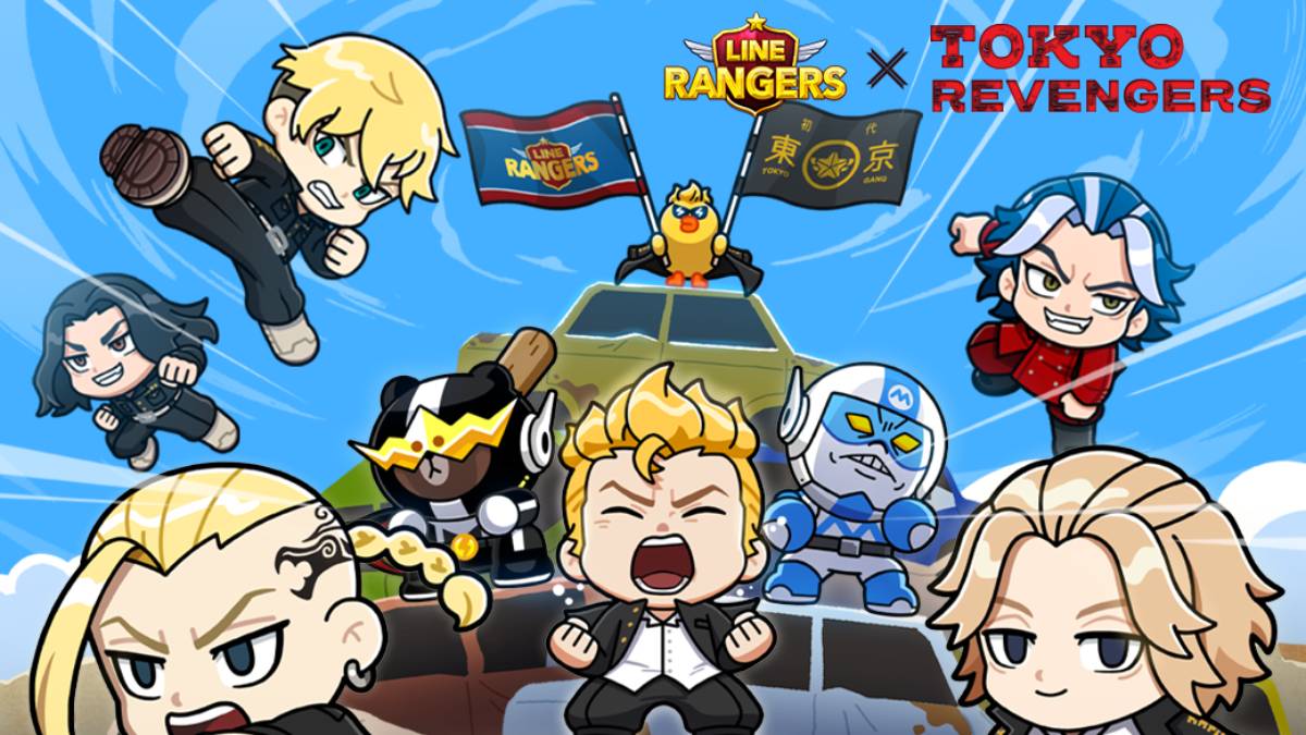 line rangers kolaborasi bareng tokyo revengers