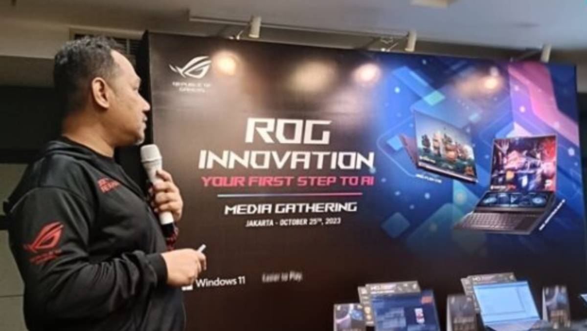 Laptop ROG untuk AI generator