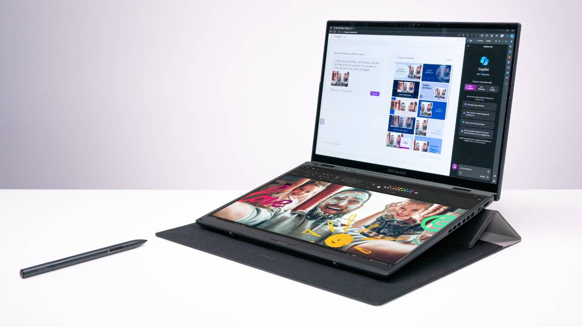 laptop dua layar asus