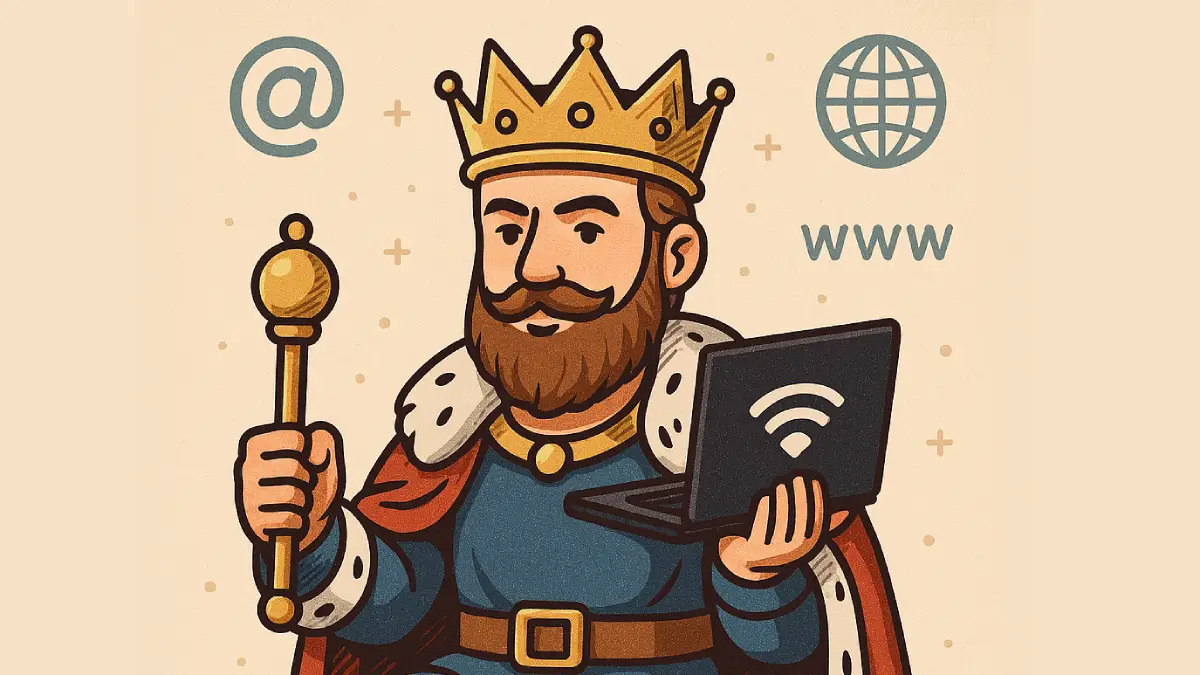 Ilustrasi Raja Internet